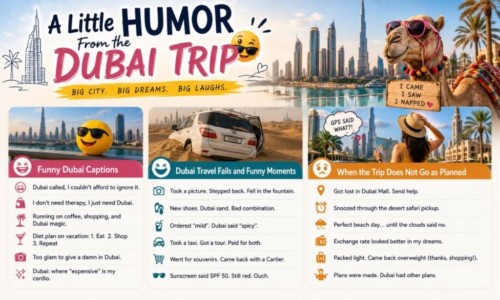 A Little Humor From the Dubai Trip