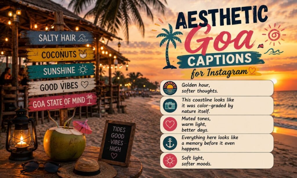 Aesthetic GOA Captions For Instagram