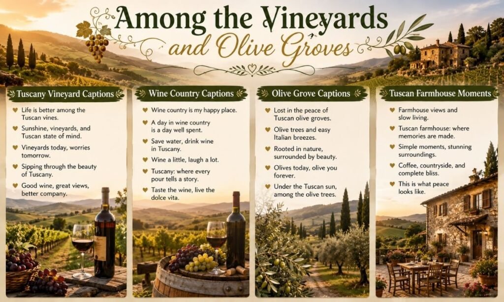 Among the Vineyards and Olive Groves