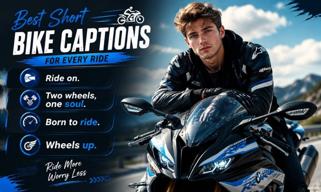 Best Short Bike Captions for Every Ride