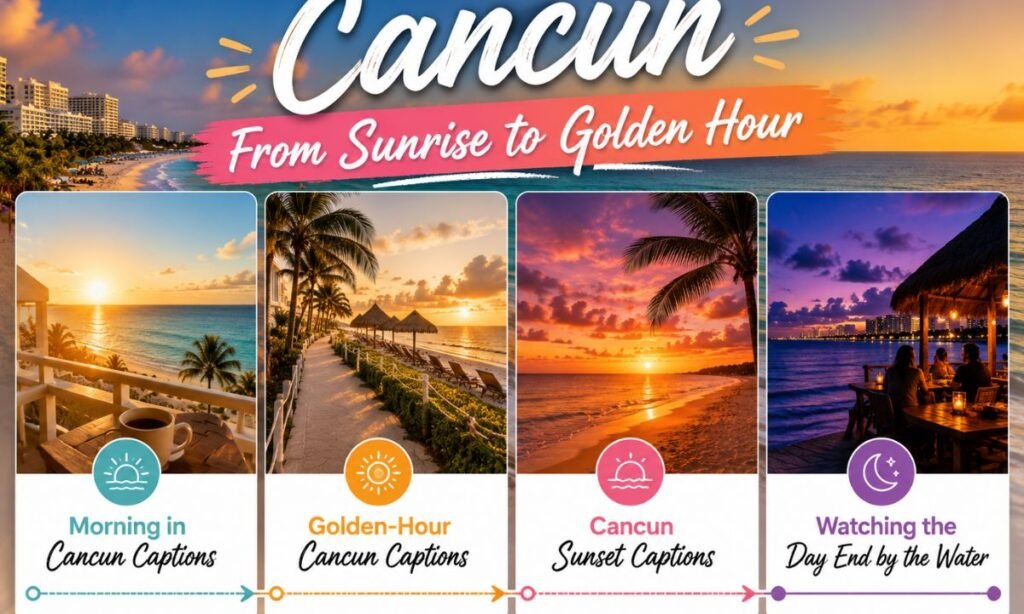 Cancun From Sunrise to Golden Hour