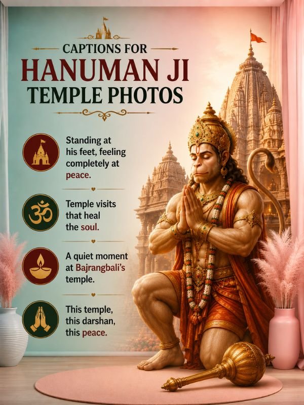 Captions for Hanuman Ji Temple Photos