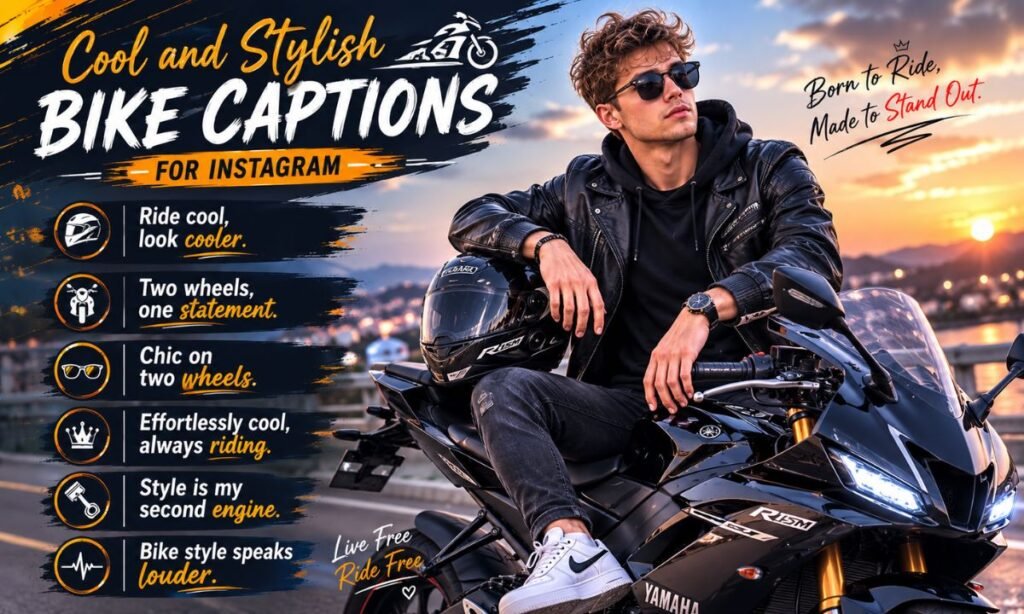 Cool and Stylish Bike Captions for Instagram