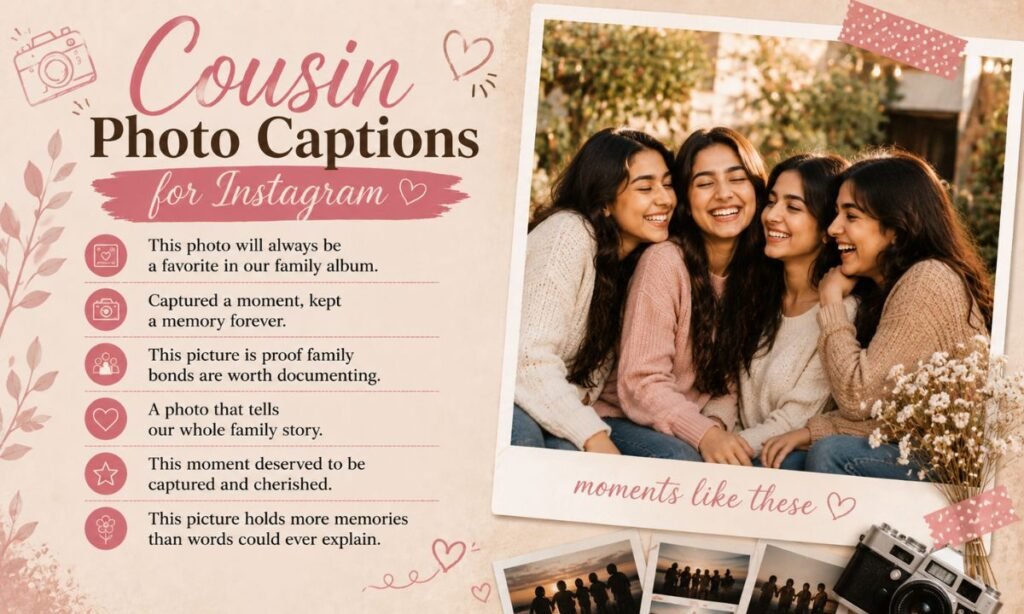 Cousin Photo Captions for Instagram