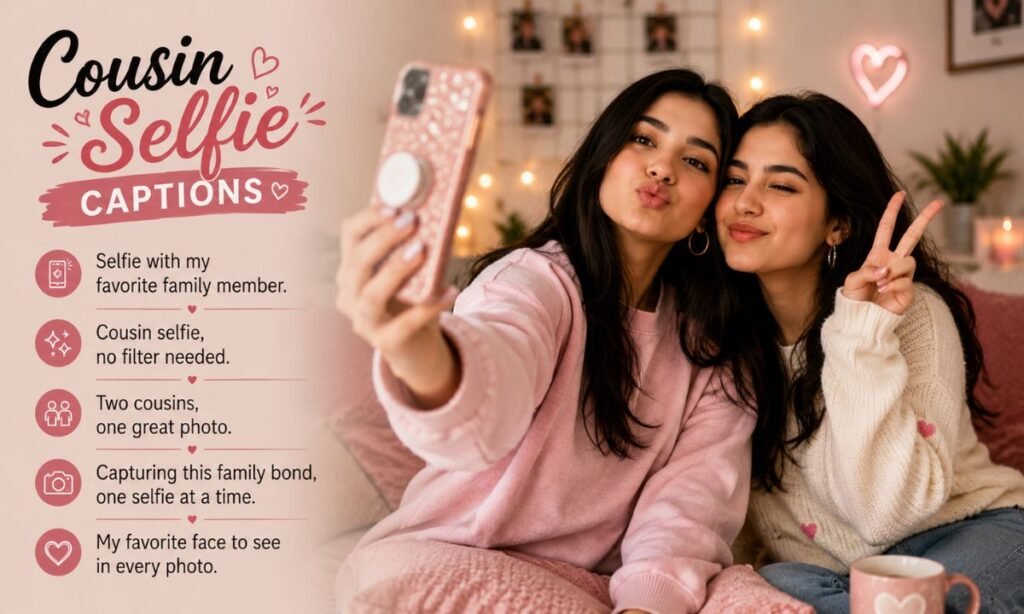 Cousin Selfie Captions