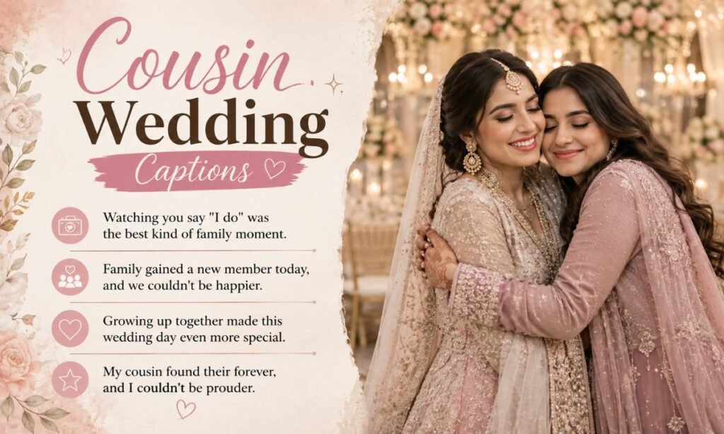 Cousin Wedding Captions