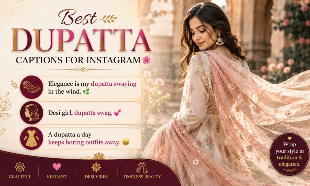 Dupatta Captions for Instagram