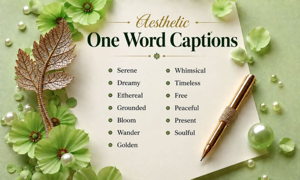 Esthatic One Word Candid Captions