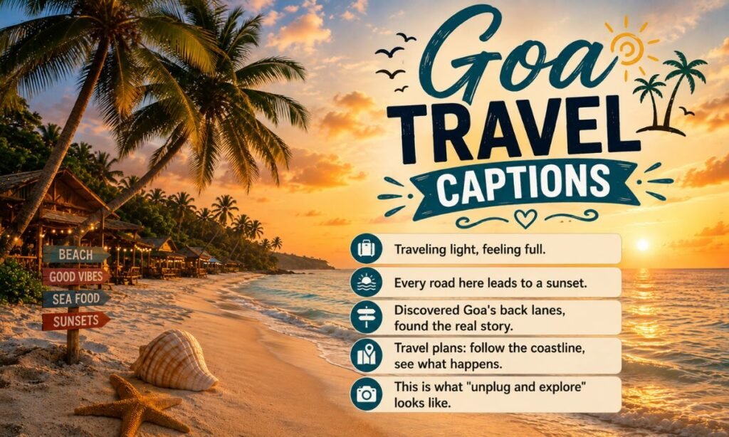 GOA Travel Captions