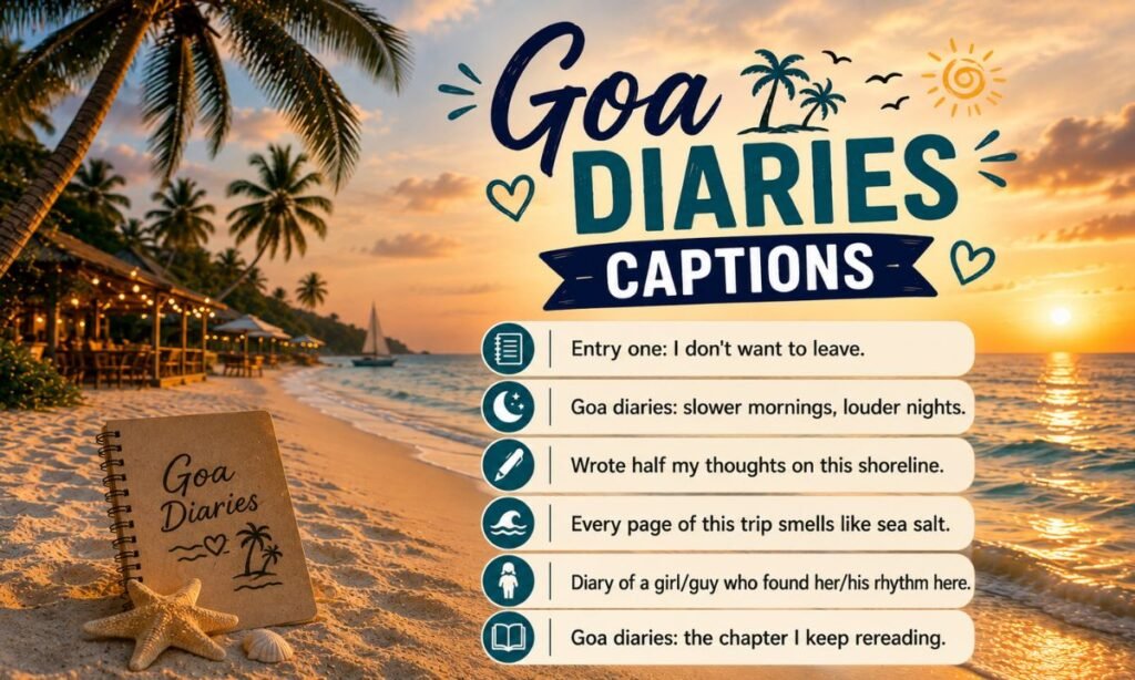 GOA diaries Captions