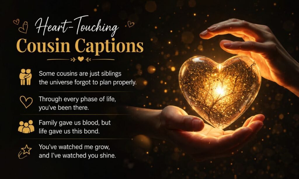 Heart-Touching Cousin Captions