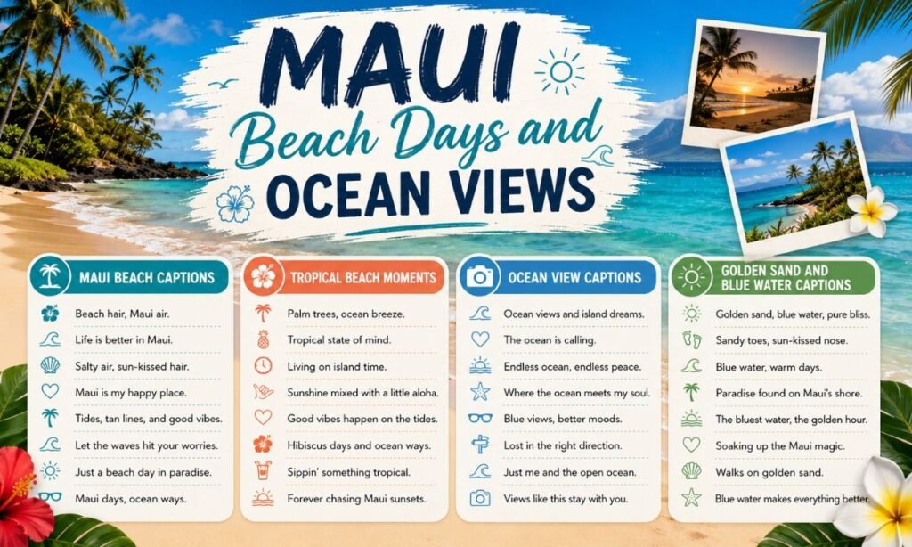 Maui Beach Days and Ocean Views