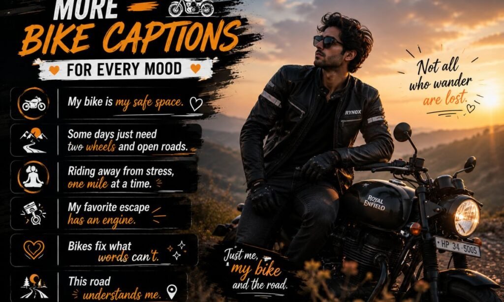 More Bike Captions for Every Mood