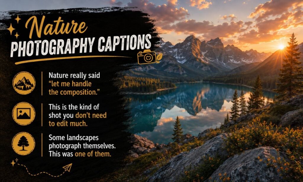 Nature Photography Captions
