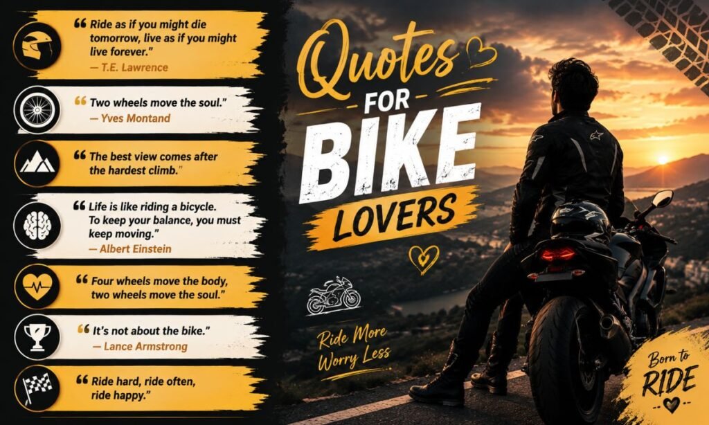 Quotes for Bike Lovers