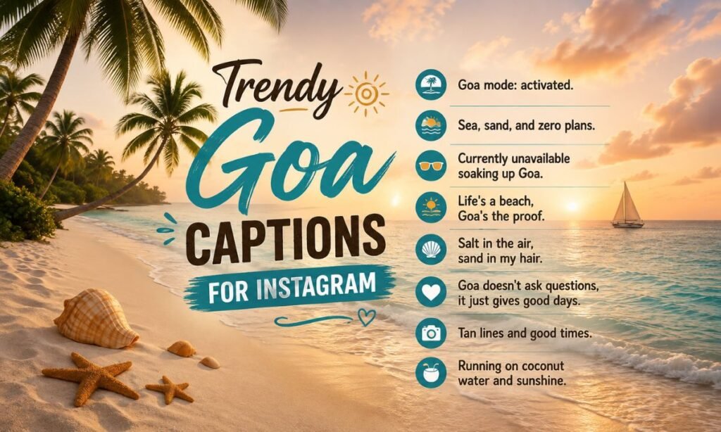 Tendy GOA Captions for instagram