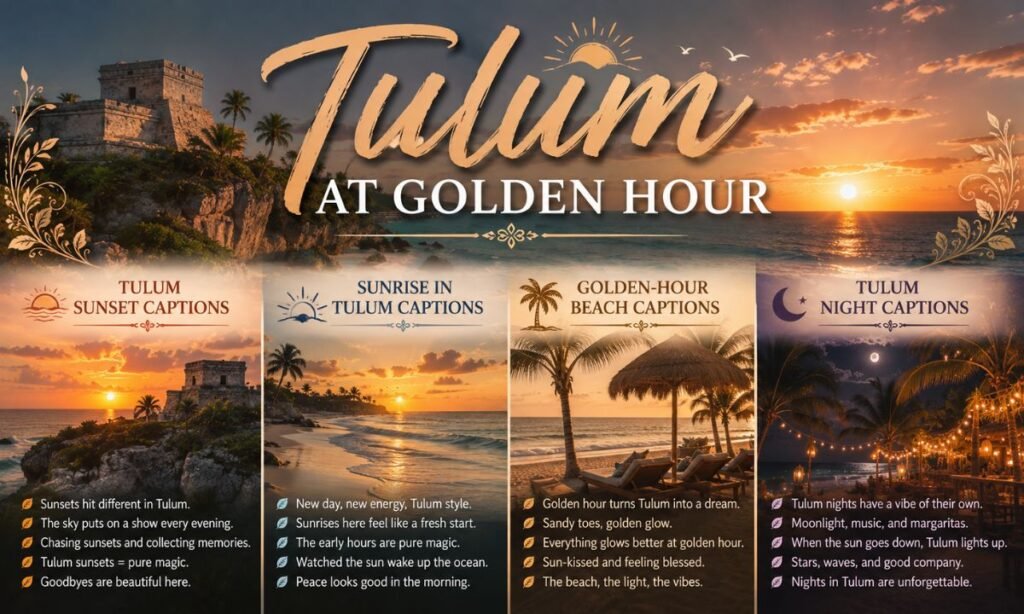 Tulum at Golden Hour