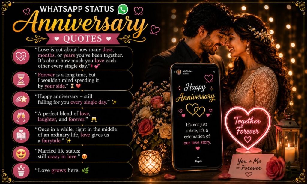 Whatsapp Anniversary Quotes