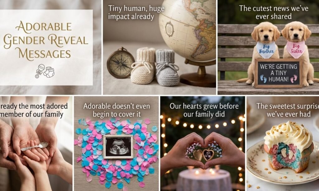Adorable Gender Reveal Messages