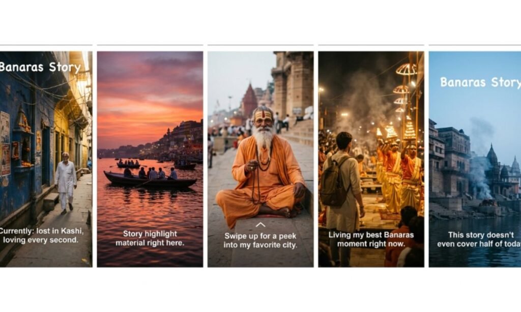 Banaras Story Captions