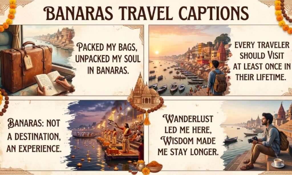 Banaras Travel Captions