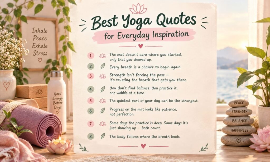 Best Yoga Quotes for Everyday Inspiration