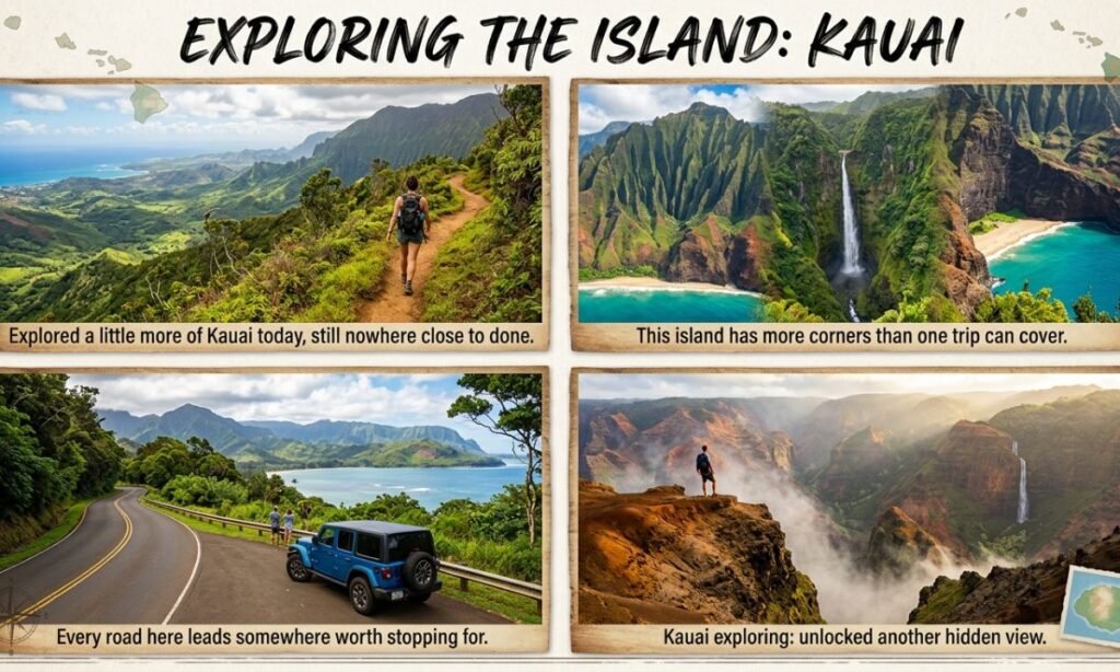 Captions for Exploring the Island