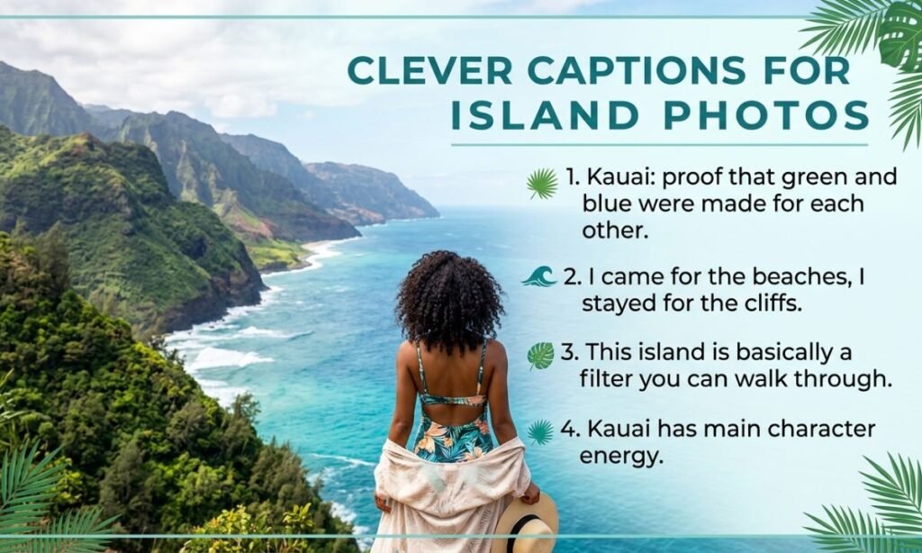 Clever Captions for Island Photos