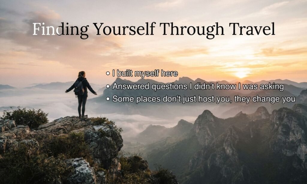 Finding Yourself Through Travel