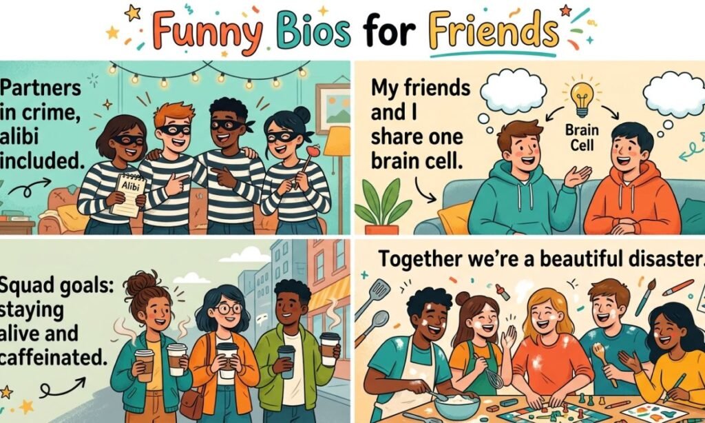 Funny Bios for Friends