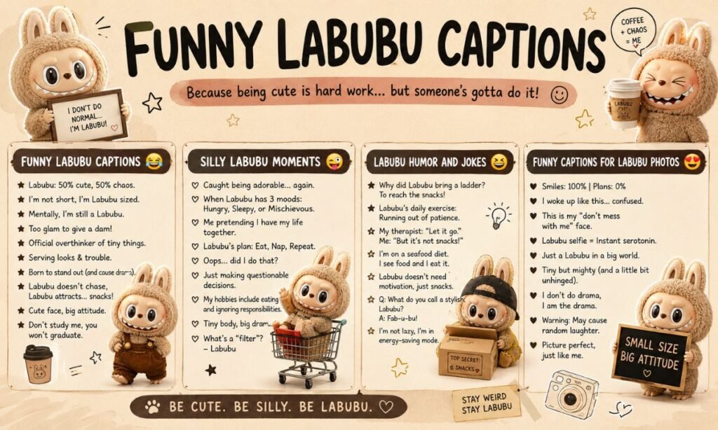 Funny Labubu Captions
