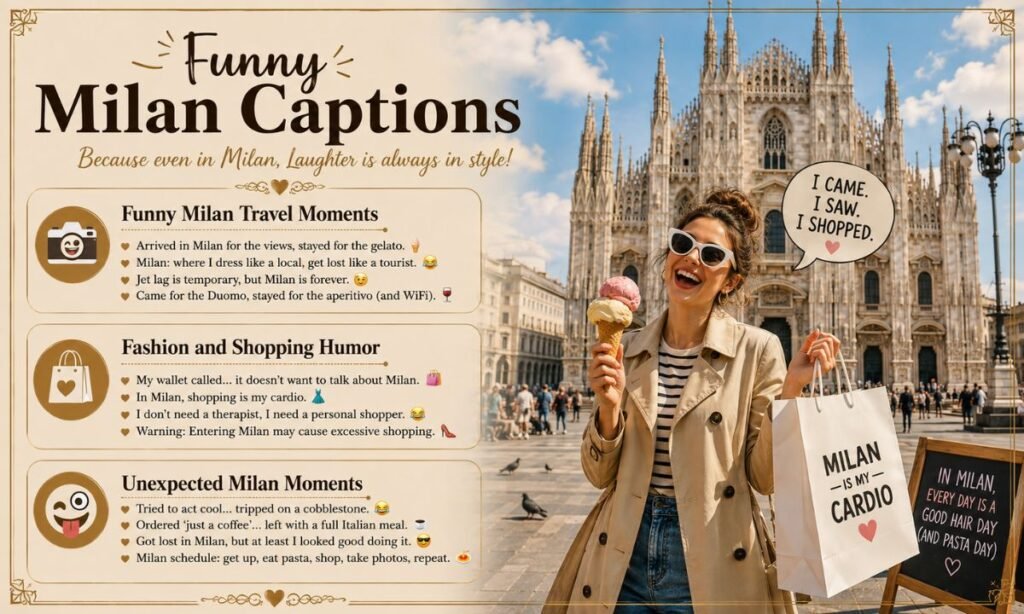 Funny Milan Captions