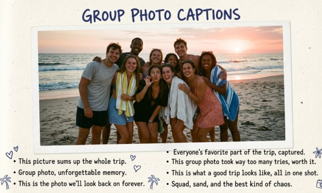 Group Photo Captions