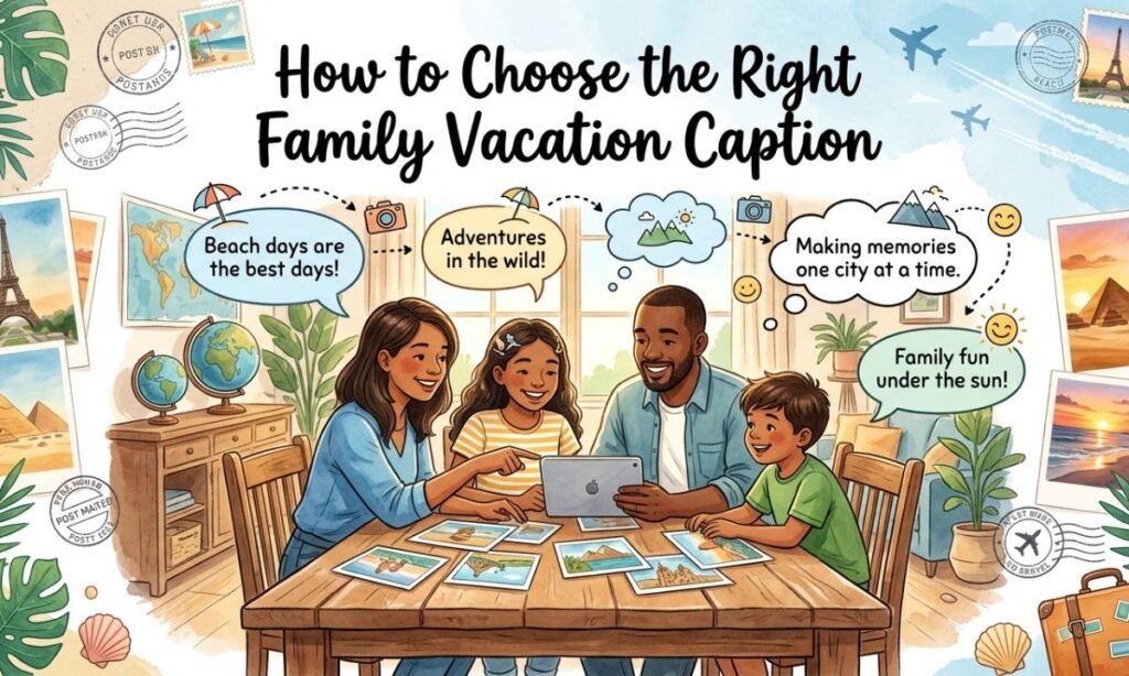 How to Choose the Right Family Vacation Caption
