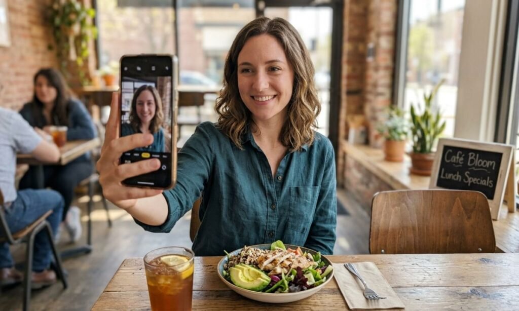 Lunch Selfie Captions