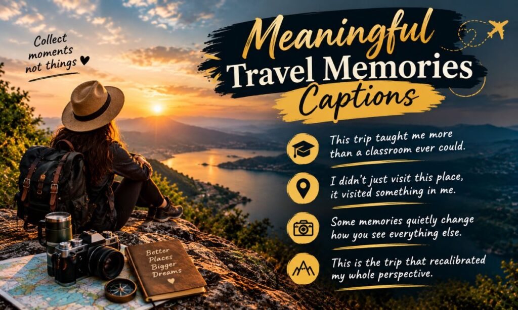 Meaningful Travel Memories Captions