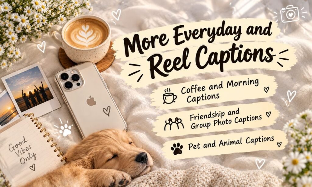 More Everyday and Reel Captions