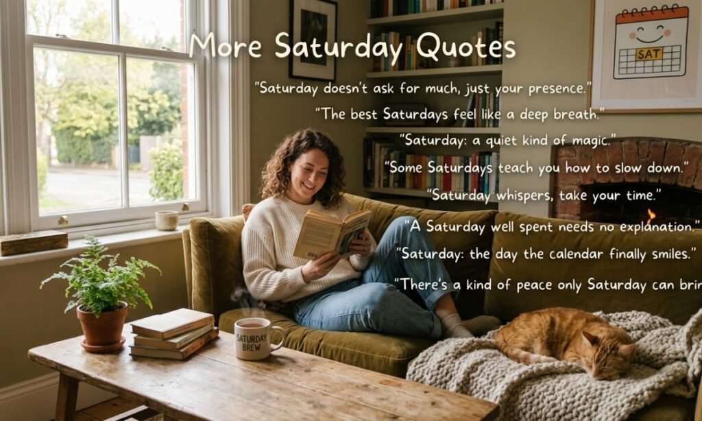 More Saturday Quotes