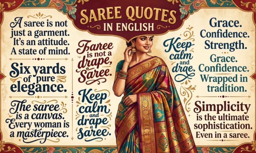 Saree Quotes in English