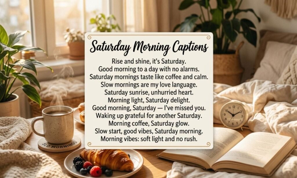 Saturday Morning Captions