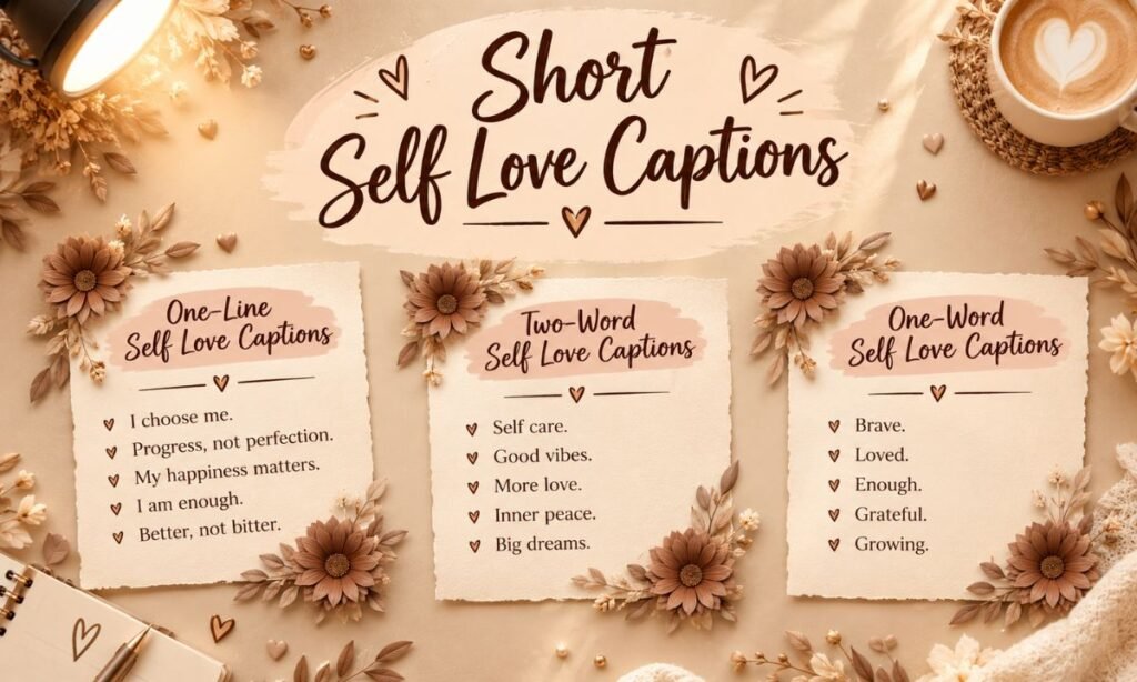 Short Self Love Captions