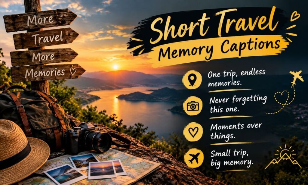 Short Travel Memory Captions