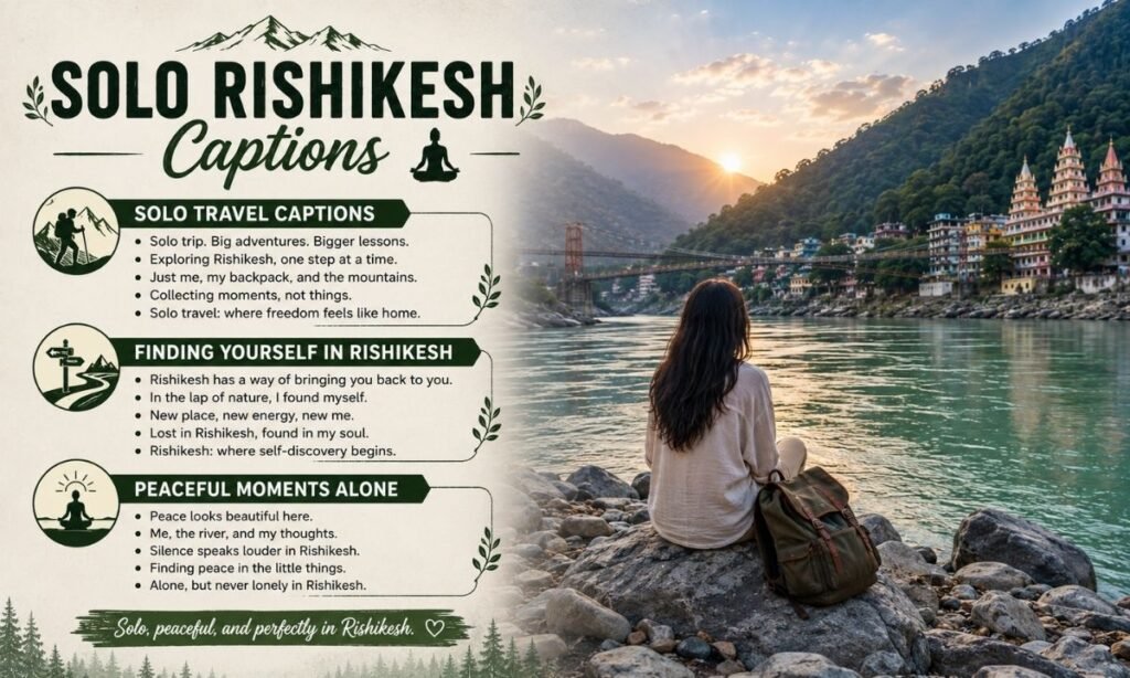 Solo Rishikesh Captions