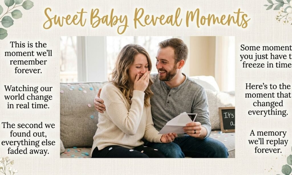 Sweet Baby Reveal Moments