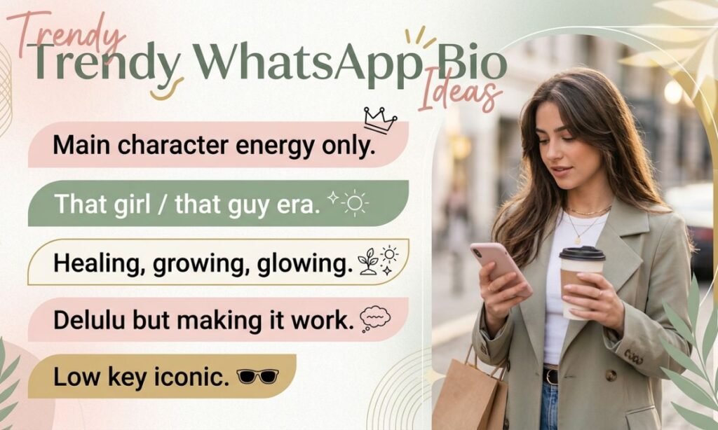 Trendy WhatsApp Bio Ideas