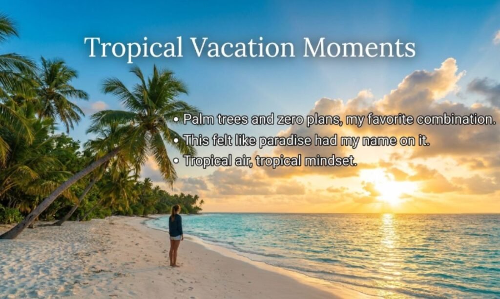 Tropical Vacation Moments