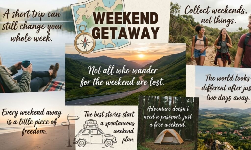 Weekend Getaway Quotes