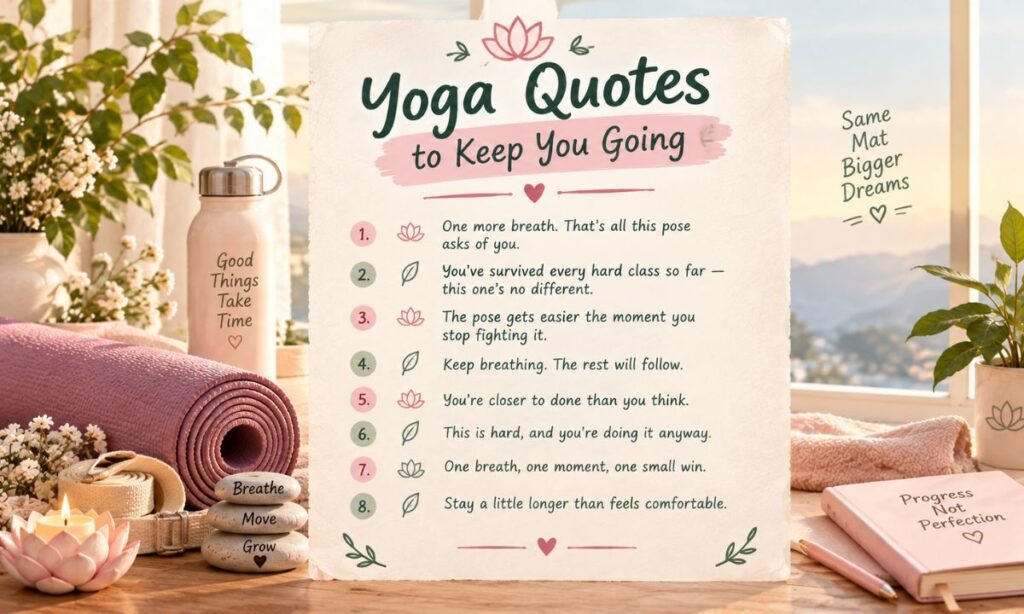 Yoga Quotes to Keep You Going