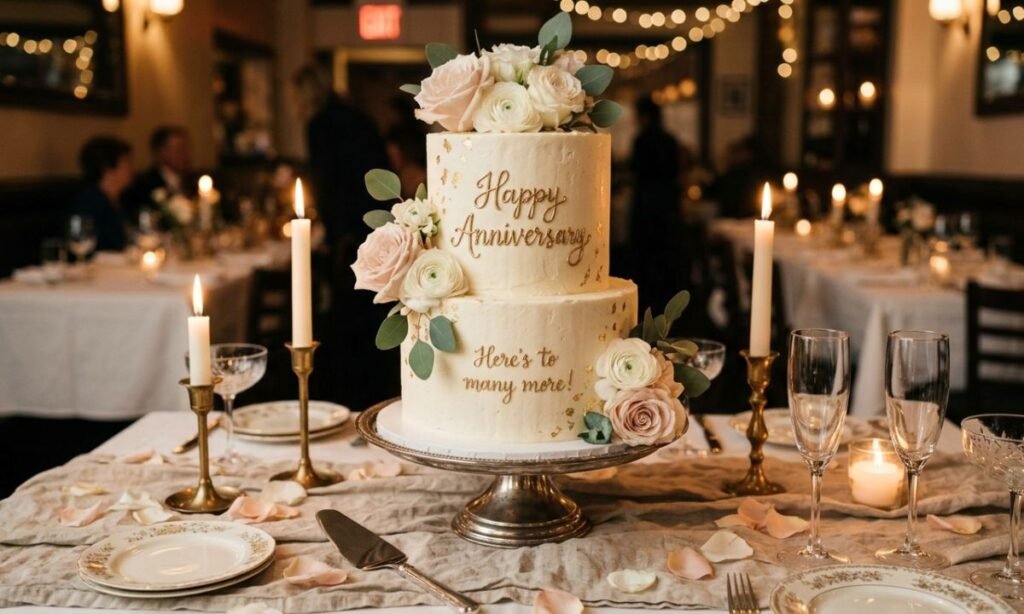 Anniversary Cake Captions