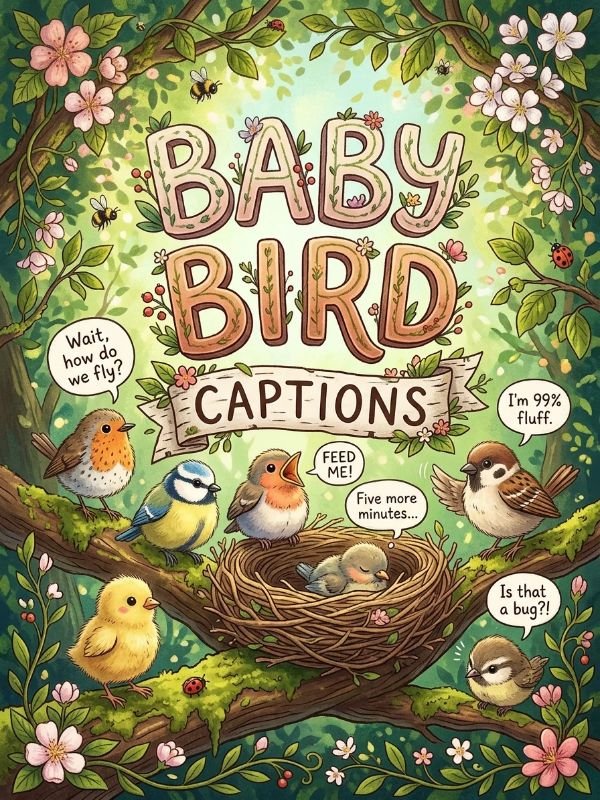 Baby Bird Captions